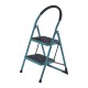 BORMANN Pro BHL6012 Σκαλοκάθισμα Μεταλλικό Heavy Duty, 2 Σκαλιά, Αντιολισθητικά με Αφρώδη Λαβή (077381)