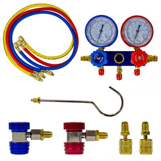 BORMANN Pro Αντλία Κενού Μονοβάθμια με Σετ Ελέγχου Πίεσης 4 Εξόδων (077466)