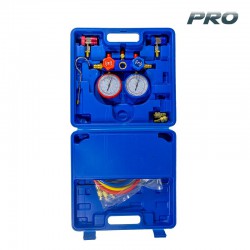 BORMANN Pro BVP1005 Σετ Εργαλείων Ελέγχου Πίεσης Κλιματιστικών με Μανόμετρα, 7 τμχ (077473)