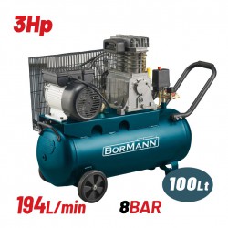 BORMANN BAT5016 Αεροσυμπιεστής Ιμάντα 3Hp/100Lt (078036)