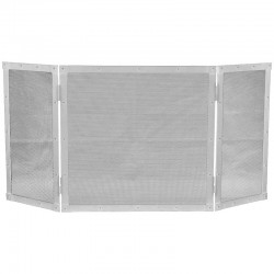 BORMANN Elite BFT1030 Κάλυψη Τζακιού Τρίφυλλη 51x102cm, Ασημί (078180)