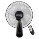 BORMANN Elite BFN7110 Ανεμιστήρας Επιτοίχιος, 40CM, 50W, Με Τηλεχειριστήριο, Μαύρο (080220)