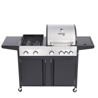 BORMANN Elite BBQ5060 Ψησταριά Υγραερίου 3 σε 1 Combo Grill (080466)
