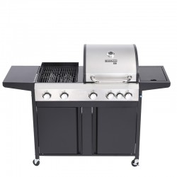 BORMANN Elite BBQ5060 Ψησταριά Υγραερίου 3 σε 1 Combo Grill (080466)