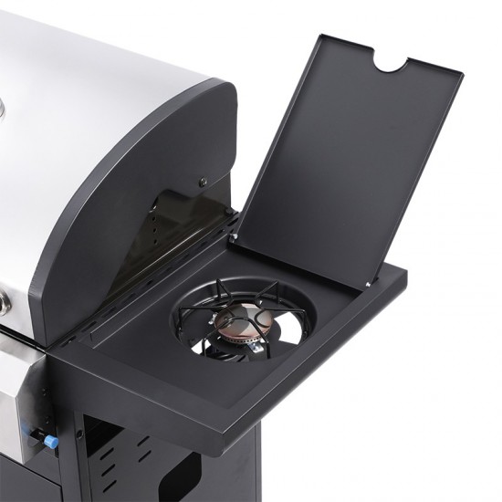 BORMANN Elite BBQ5060 Ψησταριά Υγραερίου 3 σε 1 Combo Grill (080466)