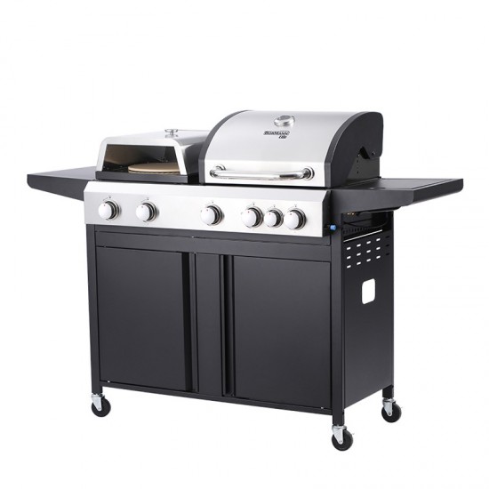 BORMANN Elite BBQ5060 Ψησταριά Υγραερίου 3 σε 1 Combo Grill (080466)