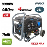 BORMANN Pro BGB8510 Γεννήτρια Βενζίνης 7700W,460cc,Μίζα & Μπαταρία AVR (082255)