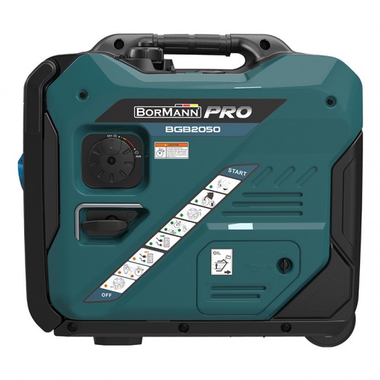 BORMANN Pro BGB2050 Γεννήτρια Βενζίνης Inverter με Ρόδες Συνεχ.Απόδοση 5000W,223cc,70dB-Τηλεχειρισμό (083023)