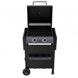 BORMANN Elite BBQ6020 Ψησταριά Υγραερίου FORGE 2 Εστιών με Μαντεμένια Σχάρα (084150)