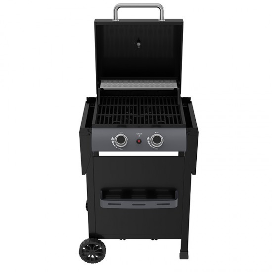 BORMANN Elite BBQ6020 Ψησταριά Υγραερίου FORGE 2 Εστιών με Μαντεμένια Σχάρα (084150)