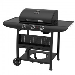 BORMANN Elite BBQ6030 Ψησταριά Υγραερίου FORGE 3 Εστιών με Μαντεμένια Σχάρα (084167)
