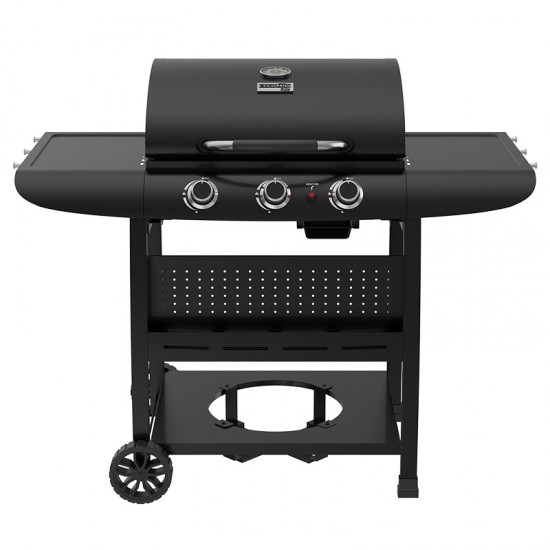 BORMANN Elite BBQ6030 Ψησταριά Υγραερίου FORGE 3 Εστιών με Μαντεμένια Σχάρα (084167)