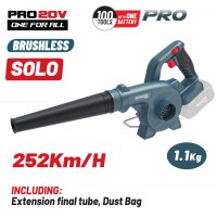 BORMANN Pro BBP5365 Φυσητήρας-Αναρροφητήρας Μπαταρίας 20V,Li-Ion,Ταχύτητα Αέρα 252km/h,SOLO (084419)