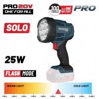 BORMANN Pro BBP3905 Φακός Προβολέας Μπαταρίας 20V, 1000/2500Lm, SOLO (084709)