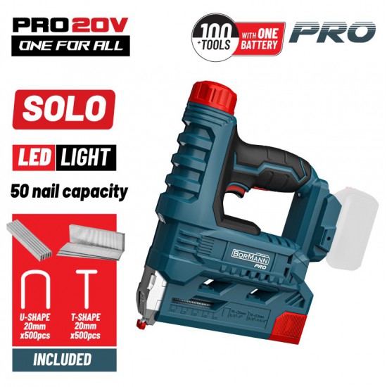 BORMANN Pro BBP3635 Καρφωτικό Μπαταρίας 20V,SOLO (084723)