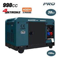 BORMANN Pro BGB9813 Γεννήτρια Πετρελαίου Τριφασική, Συνεχ. Απόδοση 12000W,998cc,Μίζα,Μπαταρίας,AVR (086062)