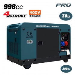 BORMANN Pro BGB9813 Γεννήτρια Πετρελαίου Τριφασική, Συνεχ. Απόδοση 12000W,998cc,Μίζα,Μπαταρίας,AVR (086062)