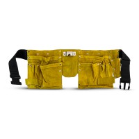 BORMANN BTB2000 Ζώνη Εργαλείων, Δερμάτινη,με 10 Θήκες (027140)