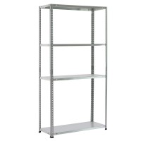 ΡΑΦΙΕΡΑ ΜΕΤΑΛΛΙΚΗ ΓΑΛΒΑΝΙΖΕ 75x30x150 30kg 4 ΡΑΦΙΑ BULLE (610413)