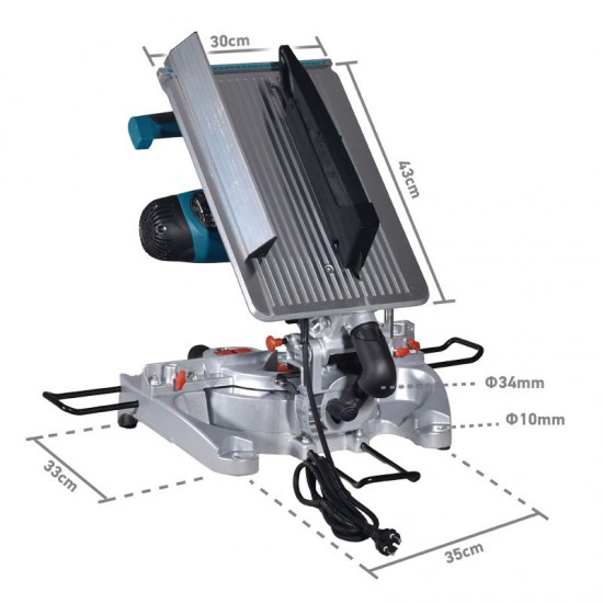 ΦΑΛΤΣΟΠΡΙΟΝΟ ΠΑΓΚΟΥ 2 ΕΡΓΑΣΙΩΝ 1900W, Φ250 mm BULLE (63444)