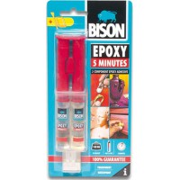 Κόλλα Bison EPOXY 5 MINUTES ΠΟΛΥ ΓΡΗΓΟΡΗ 24ml 66638