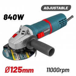 BORMANN BAG8000 Γωνιακός Τροχός Ρυθμιζόμενος 840W,Φ125mm (017080)