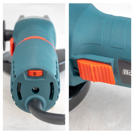 BORMANN BAG8000 Γωνιακός Τροχός Ρυθμιζόμενος 840W,Φ125mm (017080)