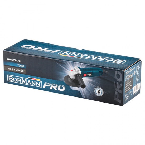 BORMANN Pro BAG7200 Γωνιακός Τροχός 720W,Φ125mm (020677)