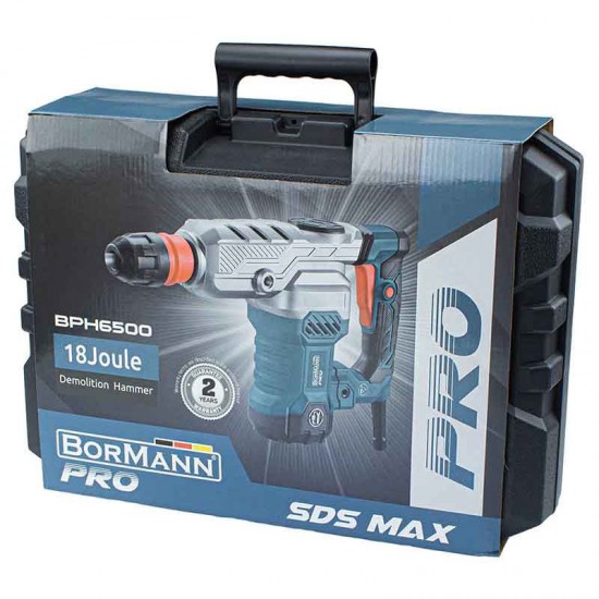 BORMANN Pro BPH6500 Κατεδαφιστικό Πιστολέτο SDS-Max 1300W,18J (023197)