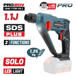 BORMANN Pro BBP3200 Πνευματικό Πιστολέτο SDS-PLUS Μπαταρίας 20V, Li-Ion, SOLO (027966)