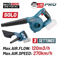 BORMANN Pro BBP3700 Φυσητήρας-Αναρροφητήρας Μπαταρίας 20V, SOLO (032755)