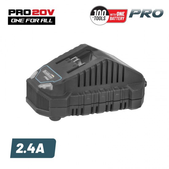 BORMANN Pro BBP2001 Φορτιστής 20V Li-Ion 2000Mah-2.4A (033066)