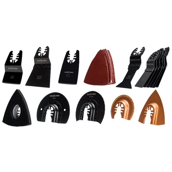 BORMANN Pro BHT1630 Σετ Εξαρτήματα Πολυεργαλείου 25τμχ (035534)