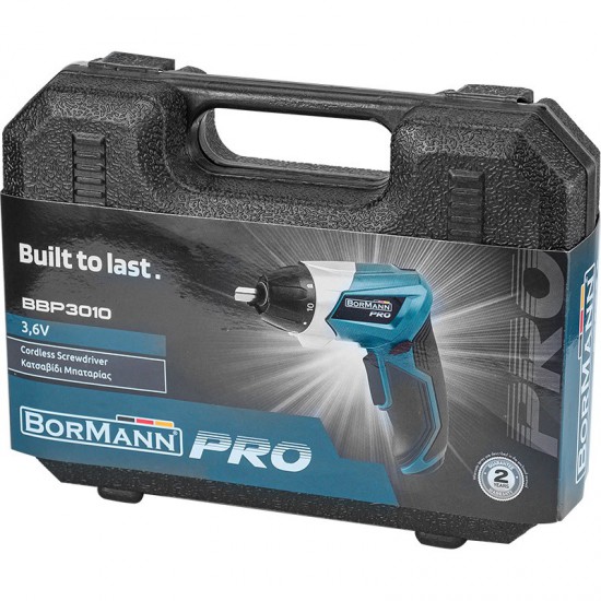 BORMANN Pro BBP3010 Κατσαβίδι Μπαταρίας 3,6V, Li-Ion (036395)