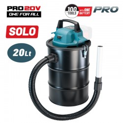 BORMANN Pro BBP3920 Σκούπα Στάχτης Μπαταρίας, 20V, 20L, SOLO (036418)