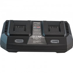 BORMANN Pro BBP2005 Φορτιστής Διπλής Μπαταρίας, 20V Li-Ion-2X4Ah-3A (036425)