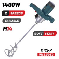 BORMANN BEM1450 Αναδευτήρας 1400W,2 Ταχυτήτων,Ρυθμιζόμενος,Soft Start (042488)