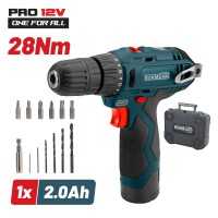 BORMANN BCD2010 Δραπανοκατσάβιδο Μπαταρίας 10.8V, Li-Ion,Βαλίτσα με Εξαρτήματα (050964)