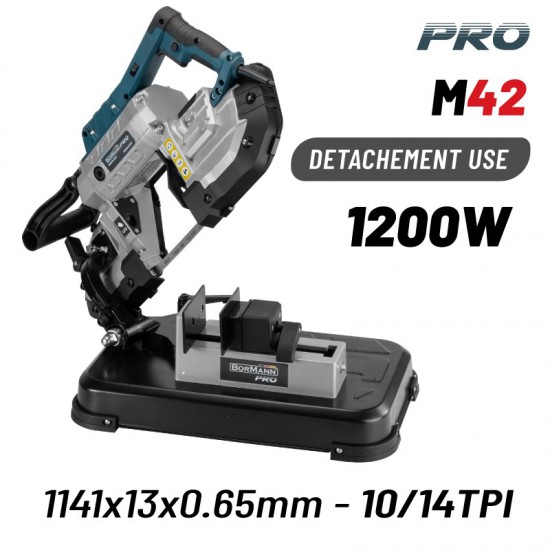BORMANN Pro BBS4010 Πριονοκορδέλα Μετάλλου 1200W, Φ120mm (053545)