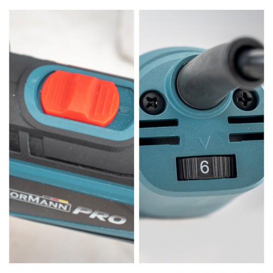 BORMANN Pro BCP3050 Αλοιφαδόρος Έκκεντρος 600W,50mm/75mm,2000-6800Rpm,με Προεκκίνηση (061953)