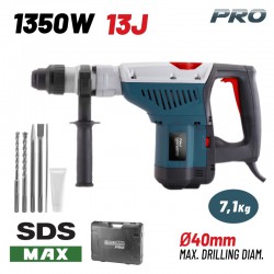 BORMANN Pro BPH7610 Σκαπτικό Περιστροφικό Πιστολέτο SDS-MAX,1350W,13J (063469)