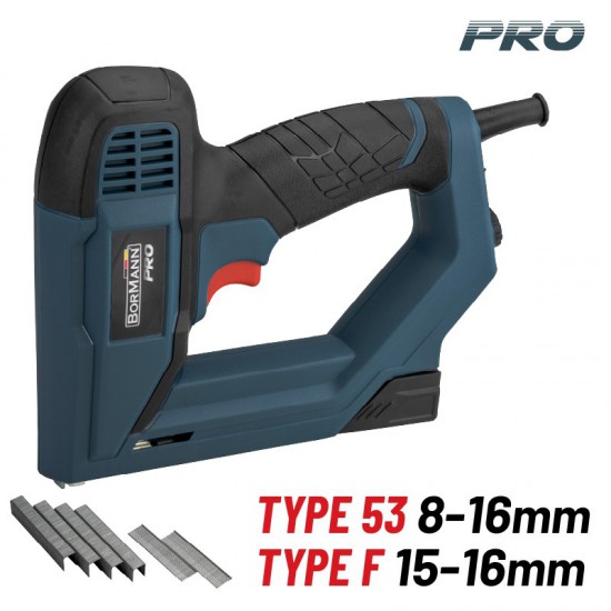 BORMANN Pro BAN1100 Καρφωτικο Ηλεκτρικό , 2 Σε 1 , Δίχαλο 8-16mm - Καρφί 15-16mm (065531)