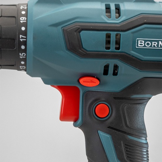 BORMANN BID3010 Δραπανοκατσάβιδο 300W,40Nm,21+1 Θέσεων,0-480/0-1800rpm,Τσοκ Aυτόματο 10mm (065807)