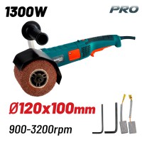 BORMANN Pro BSM1305 Σατινιέρα Με Ρύθμιση Ταχύτητας 1300W,900-3200Rpm,Βούρτσα (070030)