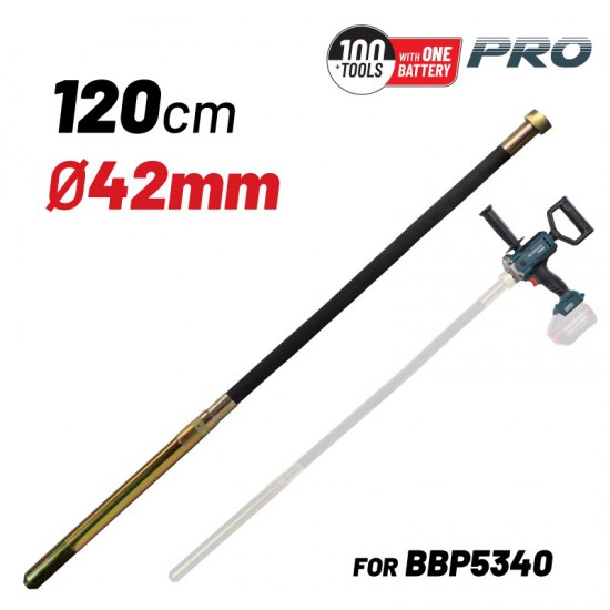 BORMANN Pro BBP5341 Μαρκούτσι Δονητή Μπετού Μπαταρίας για BBP5340 (074212)