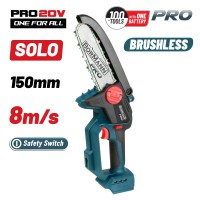 BORMANN Pro BBP3990 Κλαδευτικό Αλυσοπρίονο Μπαταρίας 20V Brushless με Αντλία Λαδιού, SOLO (077787)
