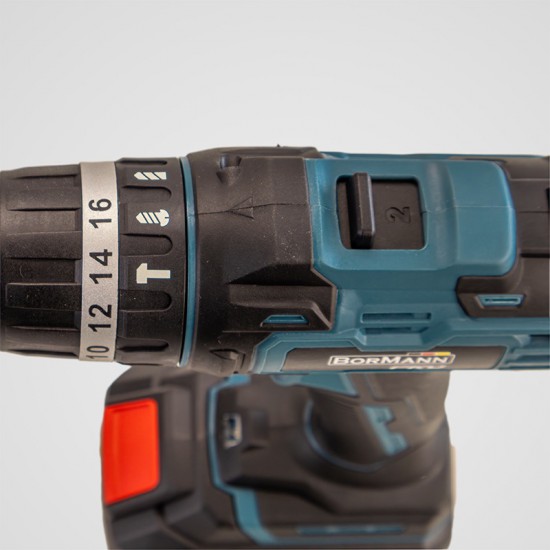 BORMANN Pro BBP3050 Κρουστικό Δραπανοκατσάβιδο Μπαταρίας 20V,40Nm,Li-Ion,1x2Ah & Bαλίτσα (078616)