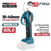 BORMANN Pro BBP4155 Ψαλίδι Κλαδέματος Brushless Mπαταρίας 20V, SOLO (079811)