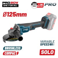 BORMANN Pro BBP3650 Γωνιακός Τροχός Brushless Ρυθμιζόμενος Μπαταρίας 20V,SOLO (081449)