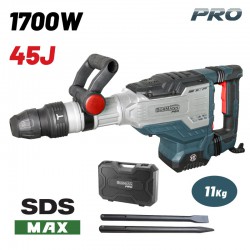 BORMANN Pro BDH3250 Κατεδαφιστικό Πιστολέτο SDS-MAX,1700W,45J,200-2100bpm & Βαλίτσα με Καλέμι-Βελόνι (083498)
